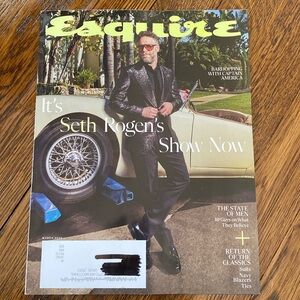 Esquire Magazine - March 2025 - Seth Rogen - Never read!     men men’s magazines